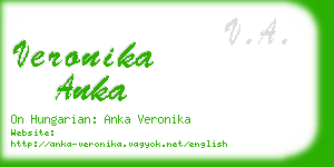 veronika anka business card